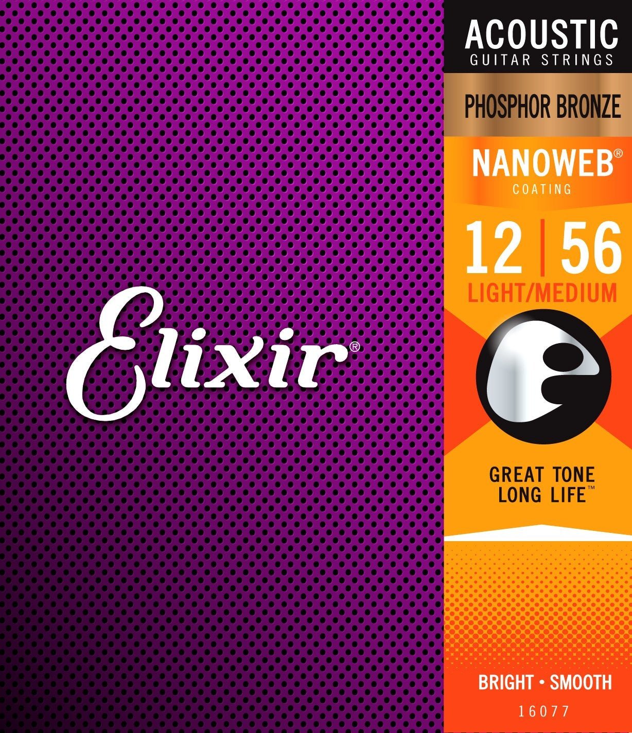 Elixir - Acoustic Strings Nanoweb Medium Light 12 - 56 - La Boîte Musicale - Electric Guitar Strings - Elixir -