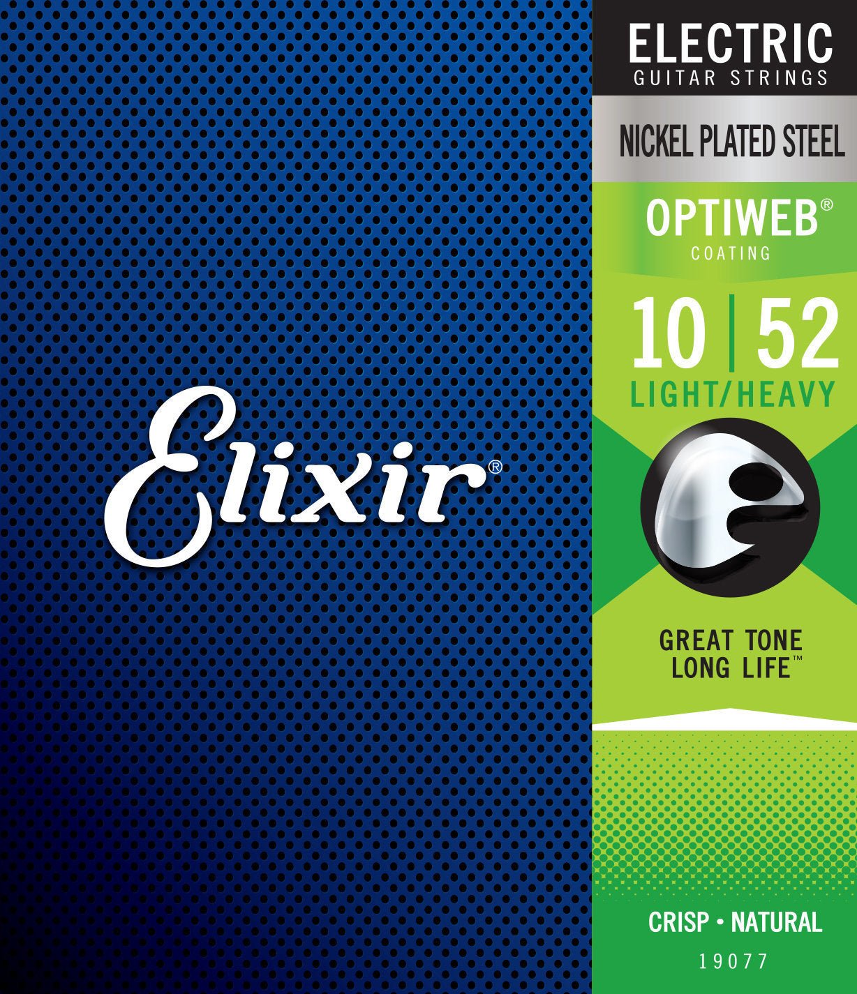 Elixir - Electric Light - Heavy Nickel Plated Steel With Optiweb™ Coating 10 - 52 - La Boîte Musicale - Electric Guitar Strings - Elixir -
