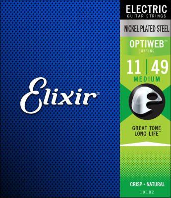 Elixir strings elect Optiweb 11 - 49 - La Boîte Musicale - Electric Guitar Strings - Elixir -