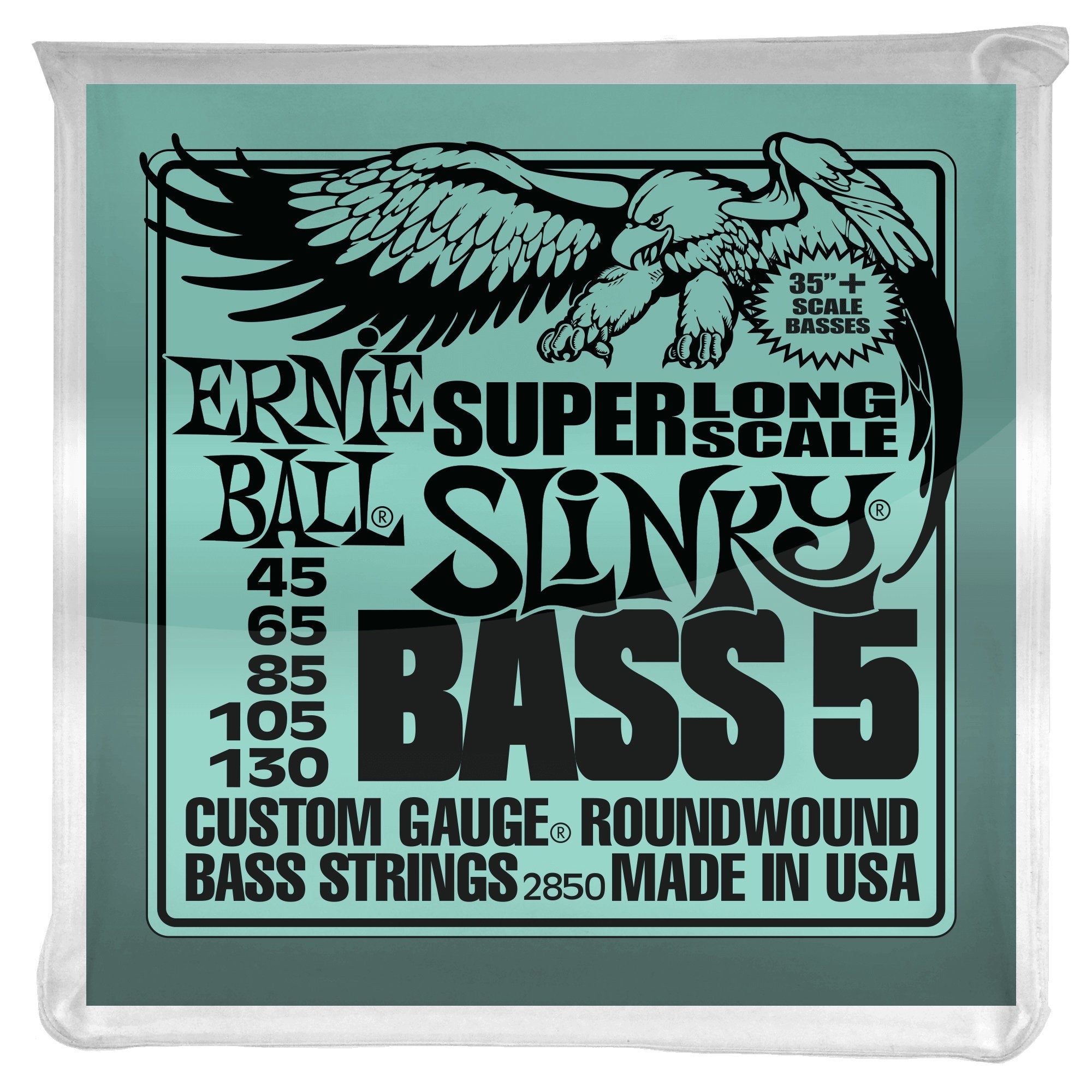 Ernie ball Bass strings Super Long Scale 45 - 130 - La Boîte Musicale - Electric Bass Strings - Ernie Ball -