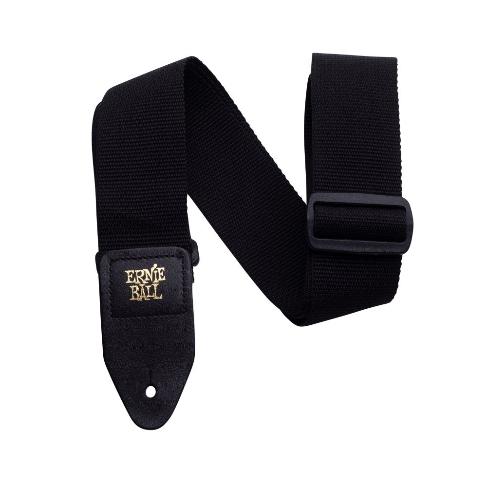 Ernie Ball Black polypro guitar strap P04037 - La Boîte Musicale - Ernie Ball -