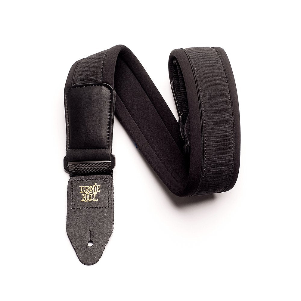 Ernie Ball - Comfort Guitar/Bass Strap Padded Neoprene - Black - La Boîte Musicale - La Boîte Musicale -