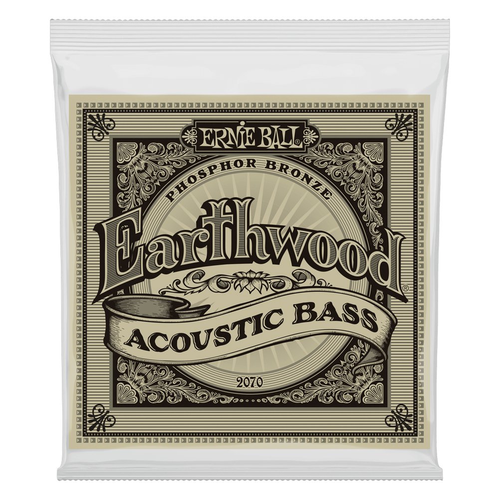 Ernie Ball - Earthwood Phosphor Bronze Acoustic Bass Strings 45 - 95 Gauge - La Boîte Musicale - Electric Bass Strings - Ernie Ball -