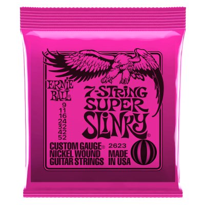 Ernie Ball elect. 7 strings 9 - 52 - La Boîte Musicale - Electric Guitar Strings - Ernie Ball -