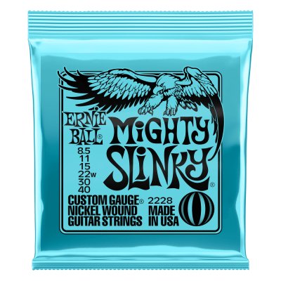 Ernie Ball elect. Mighty Slinky 8.5 - 40 - La Boîte Musicale - Electric Guitar Strings - Ernie Ball -