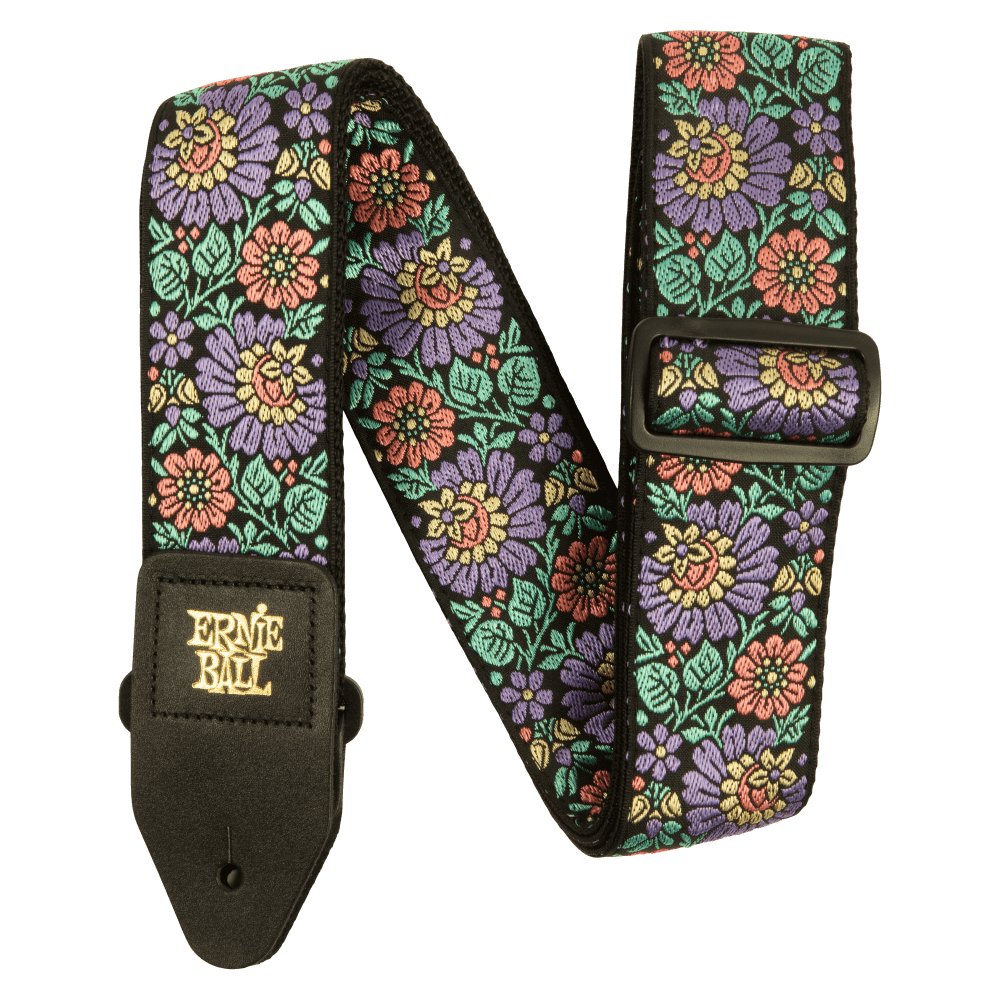 Ernie Ball - Evening Bloom Jacquard Strap - La Boîte Musicale - Ernie Ball -