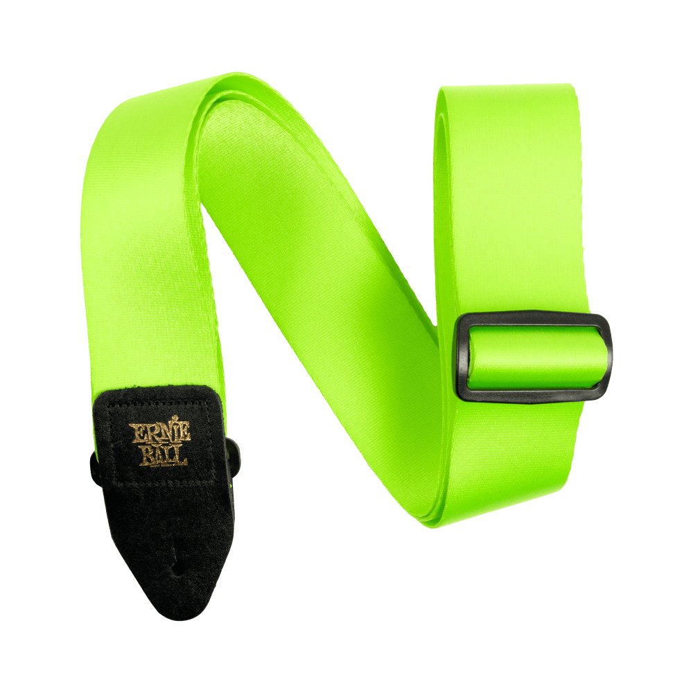 Ernie Ball - Neon Green Premium Strap - La Boîte Musicale - Ernie Ball -
