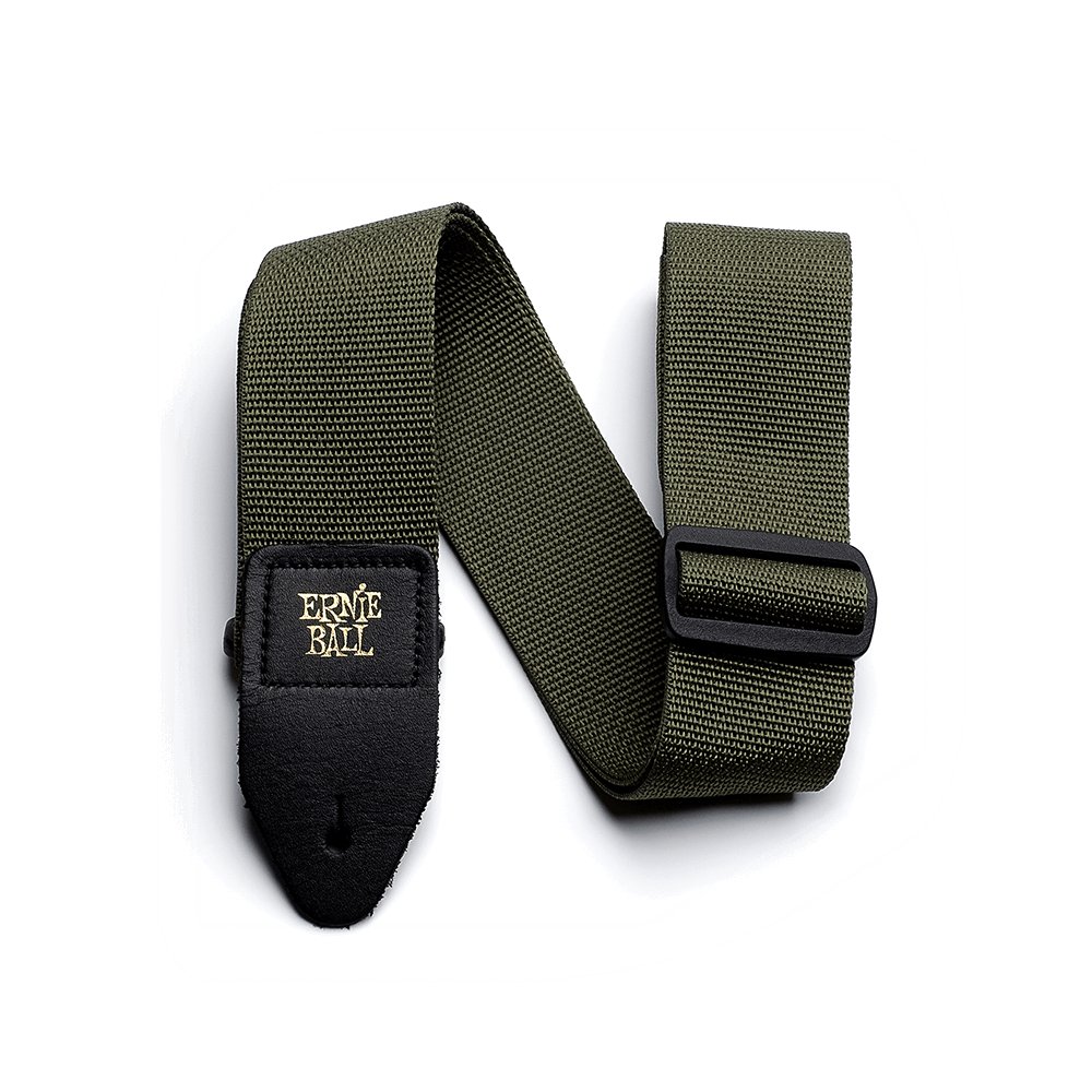 Ernie Ball - Olive Polypro Guitar Strap - La Boîte Musicale - Ernie Ball -