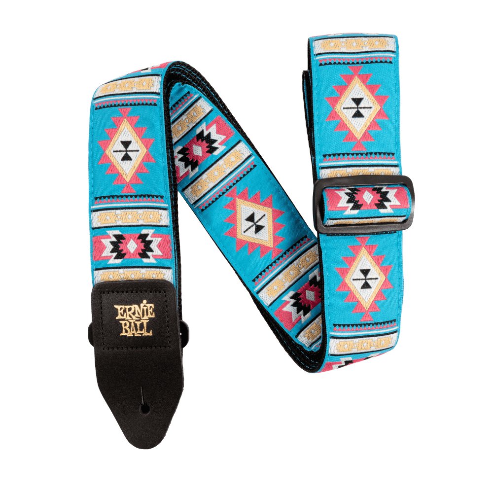 Ernie Ball - Sedona Blue Jacquard Strap - La Boîte Musicale - Ernie Ball -