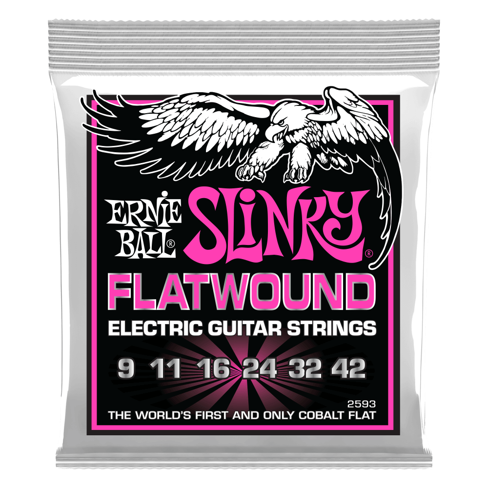Ernie Ball - Slinky Flatwound Electric Guitar Strings 09 - 42 - La Boîte Musicale - La Boîte Musicale -