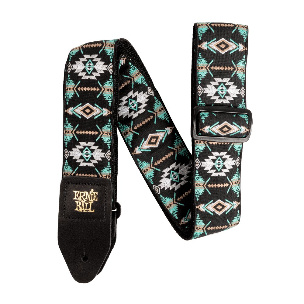 Ernie Ball - Southwestern Turquoise Jacquard Strap - La Boîte Musicale - Ernie Ball -