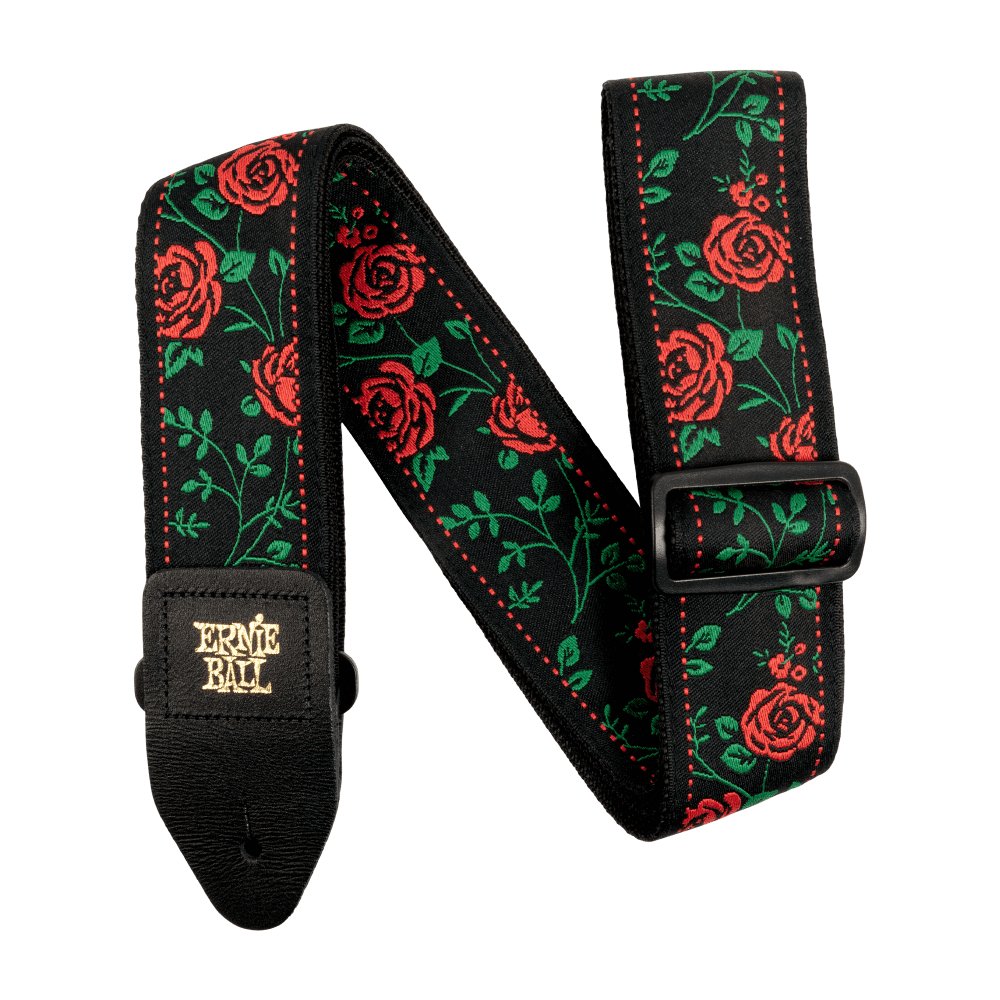 Ernie ball spanish rose jacquard strap - La Boîte Musicale - Ernie Ball -