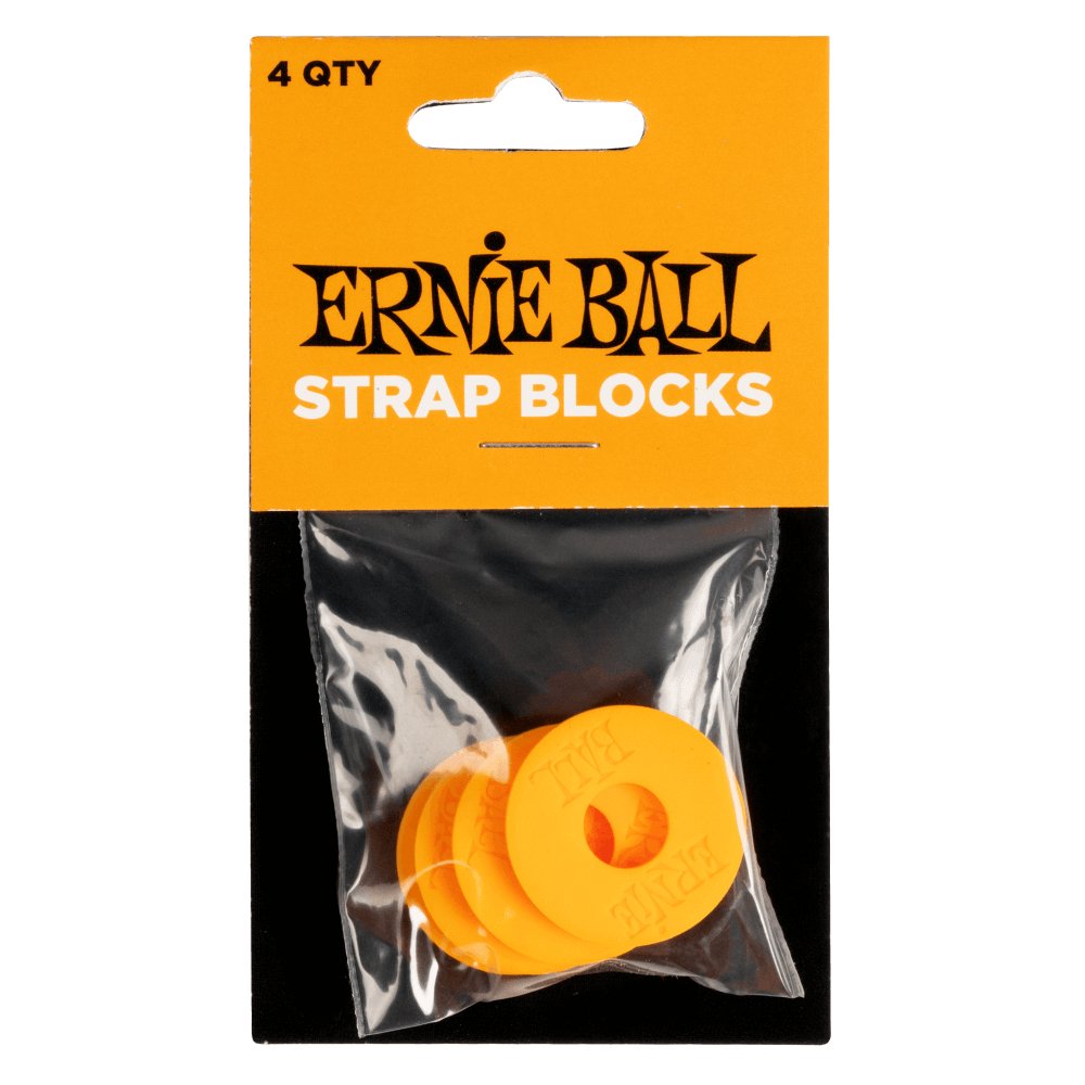 Ernie Ball - Strap Blocks Orange (4) - La Boîte Musicale - Ernie Ball -