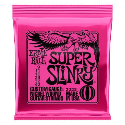 Ernie Ball - Super Slinky Nickel Wound Electric Guitar Strings 9 - 42 - La Boîte Musicale - Electric Guitar Strings - Ernie Ball -