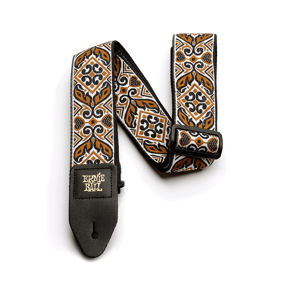 Ernie ball tribal brown jacquard strap - La Boîte Musicale - Ernie Ball -