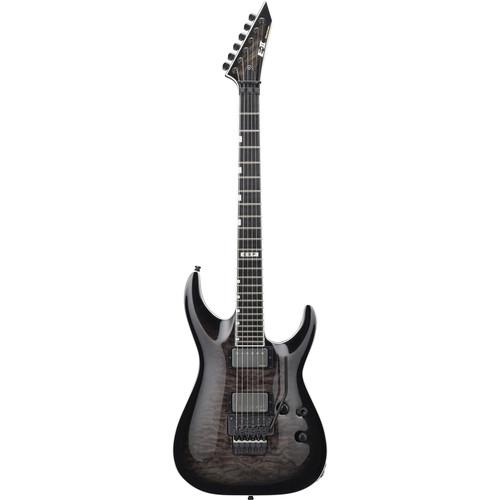 ESP E-II HORIZON FR-II Electric Guitar with Floyd Rose Original Locking Tremolo Bridge- See-Thru Black Sunburst