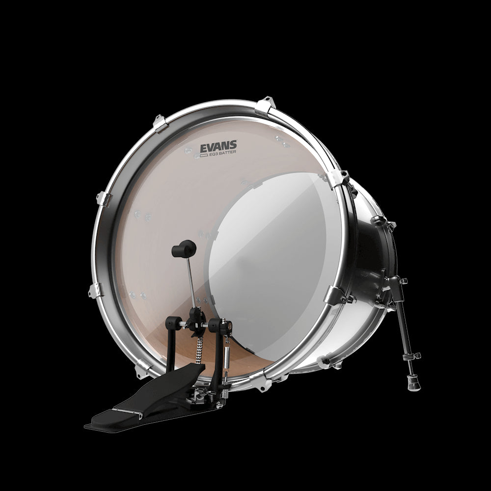 Evans - EQ3 BASS DRUMHEAD 20" Clear Bass Drumhead