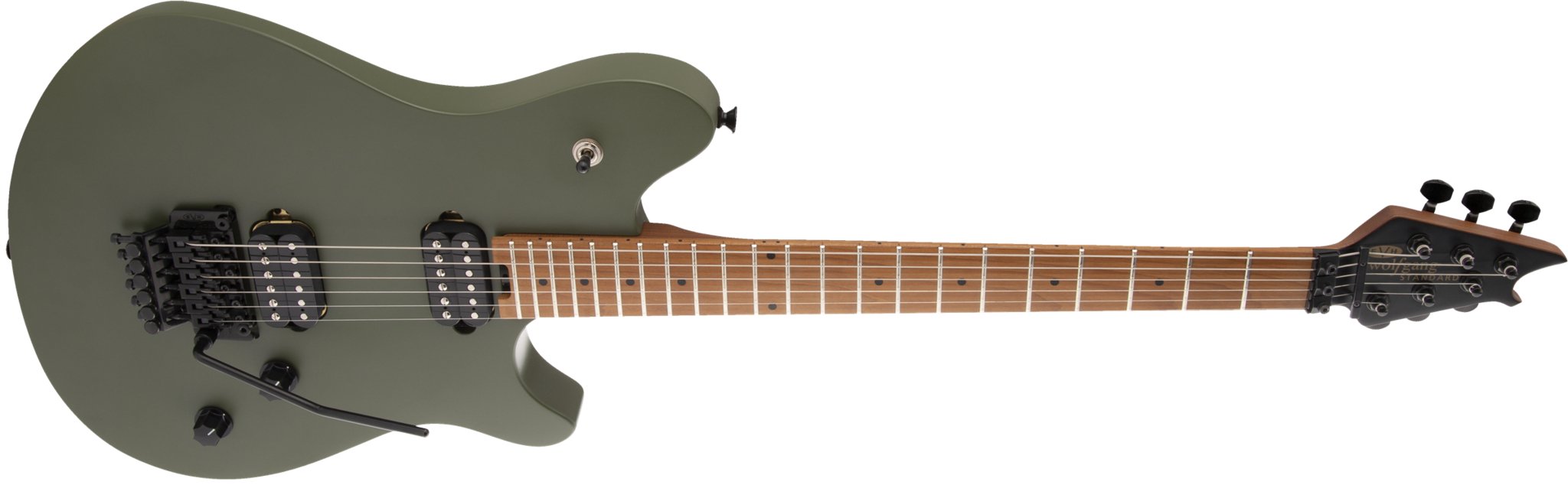 EVH - Wolfgang® WG Standard - Baked Maple Fingerboard - Matte Army Drab - La Boîte Musicale - Electric Guitars - EVH -