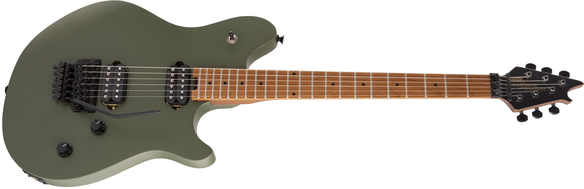 EVH - Wolfgang® WG Standard - Baked Maple Fingerboard - Matte Army Drab - La Boîte Musicale - Electric Guitars - EVH -