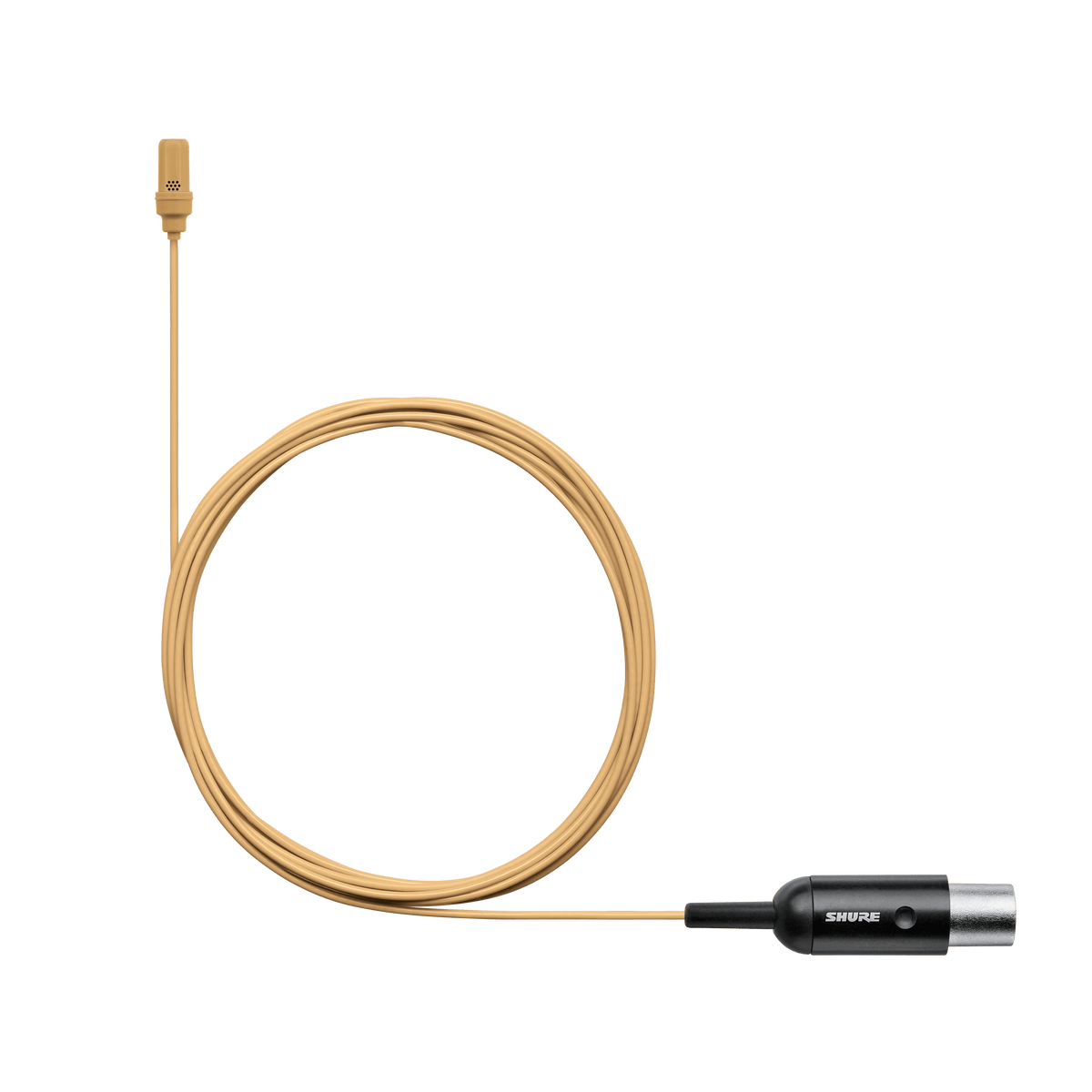 Shure UL4T/C-MTQG-A - Cardioid Lavalier Microphone - Tan w/TA4F & Accessories - product view 2