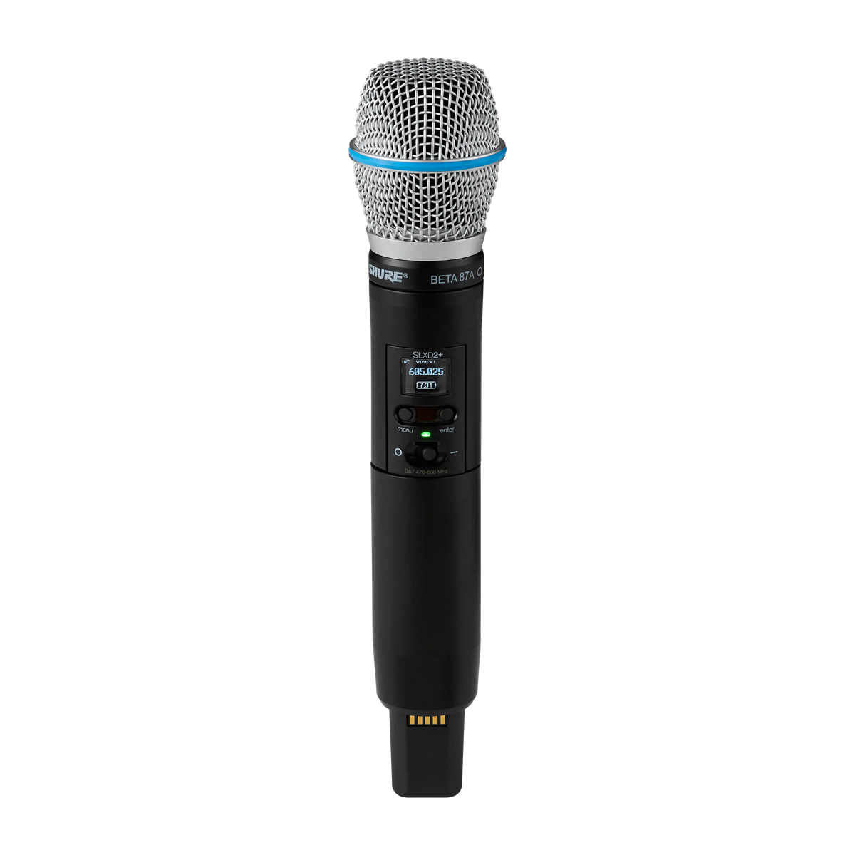 Shure SLXD24+/B87A-G57 - Wireless Handheld System with BETA87A Microphone - product view 3
