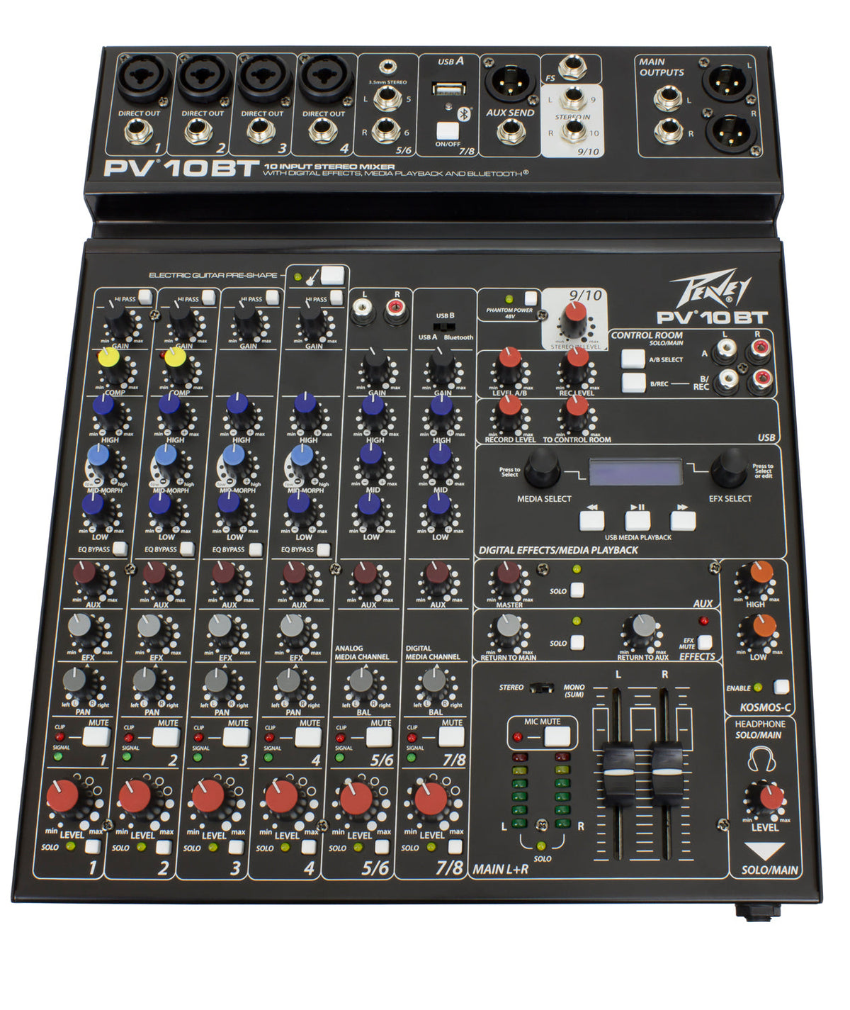 Peavey PV® 10 BT Compact Mixer with Bluetooth