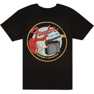 Fender - 1946 Guitars & Amplifiers T - Shirt - Vintage Black - L - La Boîte Musicale - Fender -