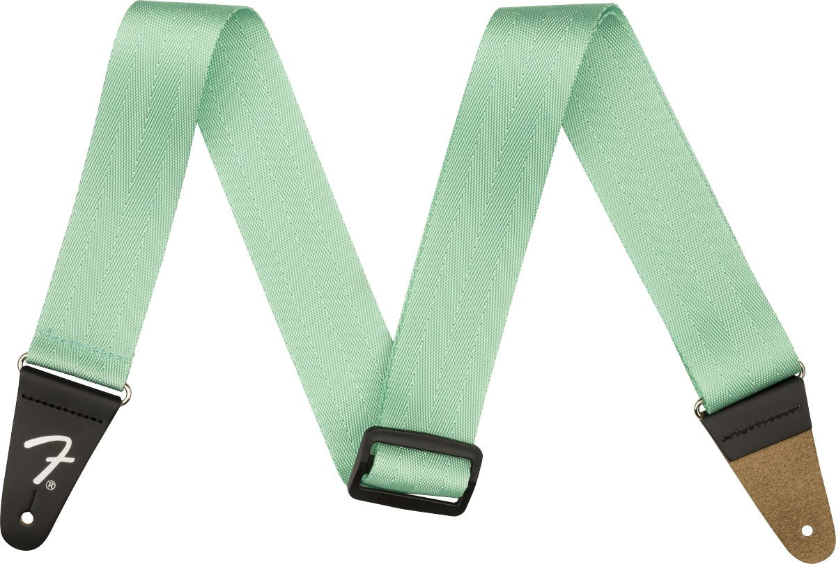 Fender 2 Am Pro Seat Belt Strap Mystic Surf Green - La Boîte Musicale - Fender -