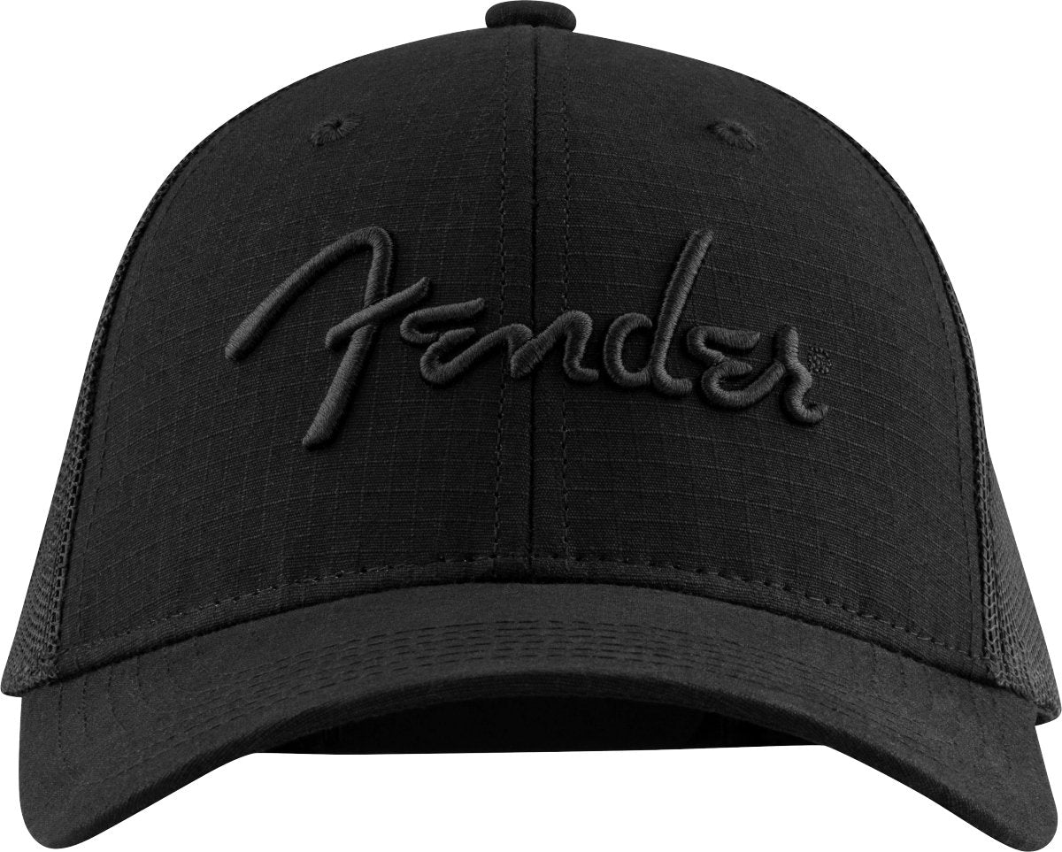 Fender - 6 Panel Mesh Back Pick Pocket Hat - Black - La Boîte Musicale - Fender -