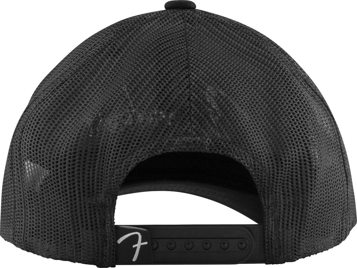 Fender - 6 Panel Mesh Back Pick Pocket Hat - Black - La Boîte Musicale - Fender -