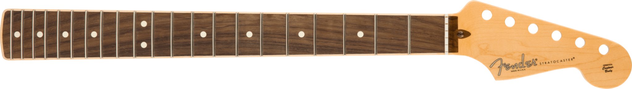 Fender - American Channel Bound Stratocaster® Neck 21 Med Jumbo Frets Rosewood - La Boîte Musicale - Stratocaster Necks - Fender -