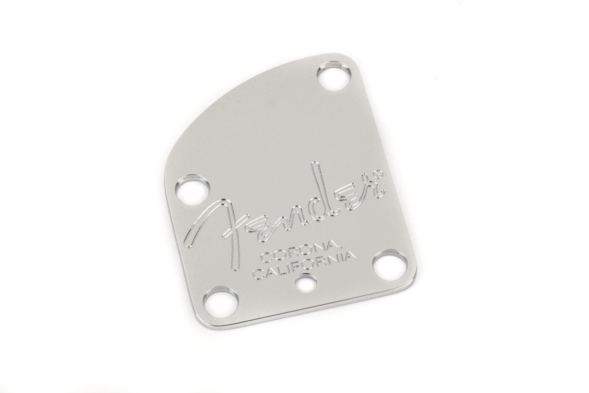 Fender - American Deluxe Guitar 4 - Bolt Neck Plate - Chrome - La Boîte Musicale - Fender -
