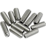 Fender - American Vintage Strat./Tele.Bridge Saddle Height Adjustment Screws (12) (Nickel) - La Boîte Musicale - Guitar Mounting Screws - Fender -