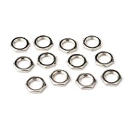Fender - Amplifier Jack Nuts - Hex 7/16 - 20 X 1/8 - Nickel (12) - La Boîte Musicale - Mounting Hardware - Fender -