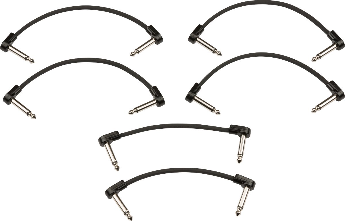 Fender - Blockchain™ Patch Cable Kit - Extra Small - Black - La Boîte Musicale - La Boîte Musicale -
