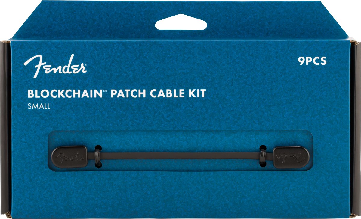 Fender Blockchain patch cable kit small (9 pcs) - La Boîte Musicale - Fender -