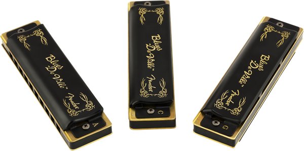 Fender - Blues DeVille Harmonica - Pack of 3 - with Case - La Boîte Musicale - Fender -