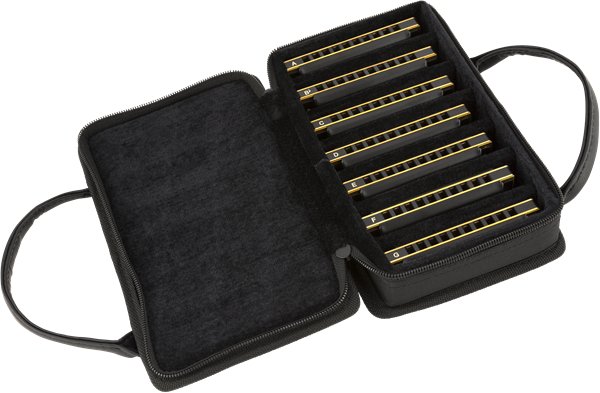 Fender Blues Deville harmonicas - 7 - packs w/case - La Boîte Musicale - Fender -