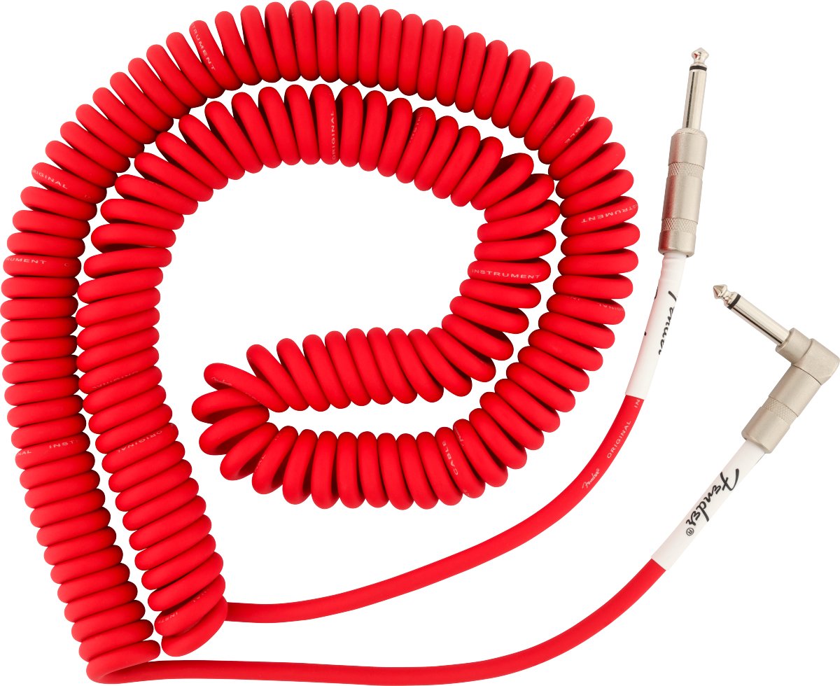 Fender cable original series coil fiesta red 30ft - La Boîte Musicale - Fender -