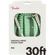 Fender cable original series coil Surf green 30ft - La Boîte Musicale - Fender -