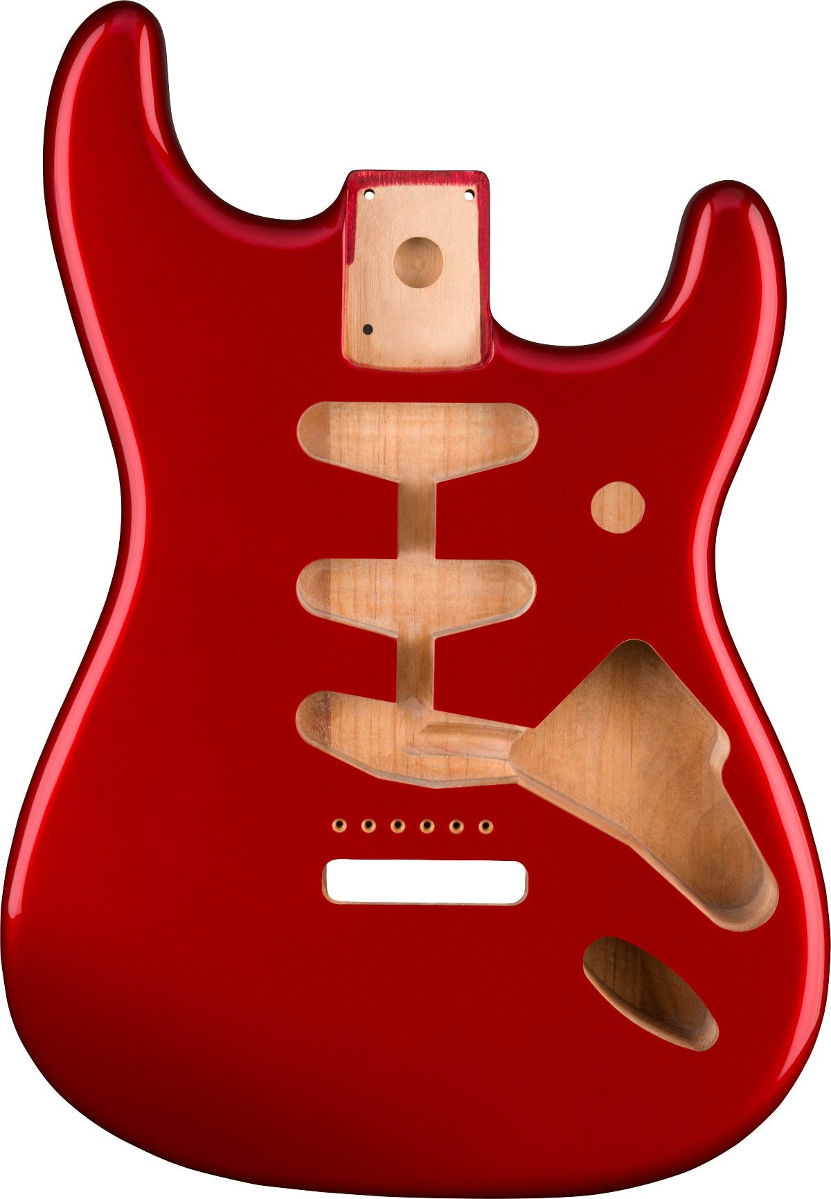 Fender - Classic Series 60's Stratocaster® SSS Alder Body Vintage Bridge Mount Candy Apple Red - La Boîte Musicale - Stratocaster Bodies - Fender -