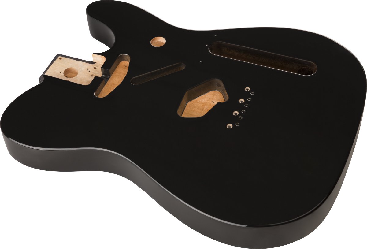 Fender - Classic Series 60's Telecaster® SS Alder Body Vintage Bridge Mount - Black - La Boîte Musicale - Telecaster Bodies - Fender -