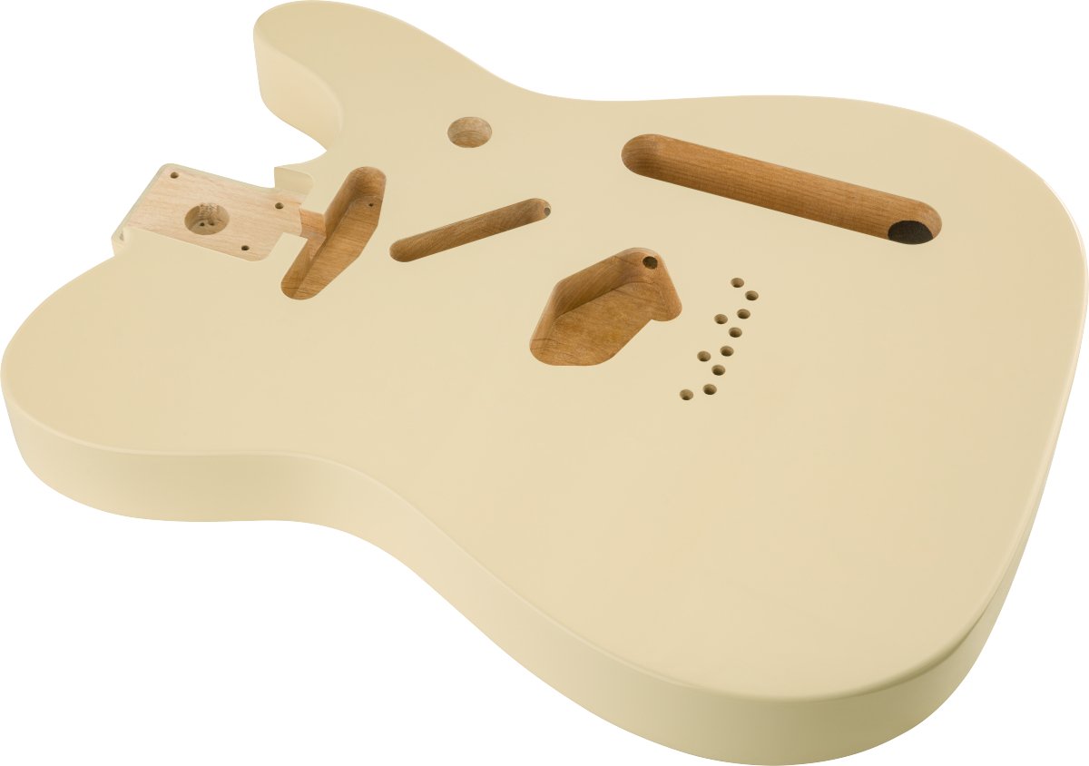 Fender - Classic Series 60's Telecaster® SS Alder Body Vintage Bridge Mount - Olympic White - La Boîte Musicale - Telecaster Bodies - Fender -