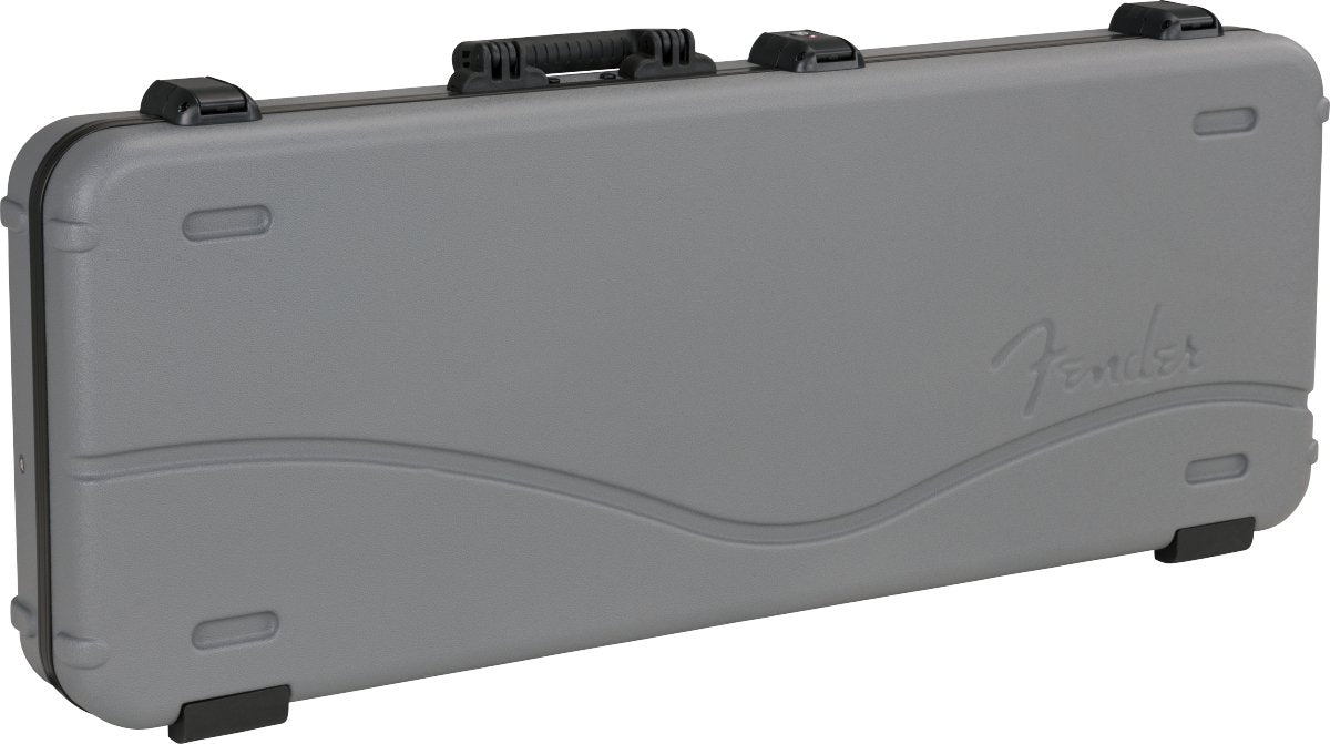 Fender - Deluxe Molded Strat/Tele Case - Silver/Blue - La Boîte Musicale - Disquaire -