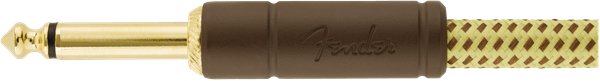 Fender - Deluxe Series Instrument Cable - Straight/Straight - 18.6' - Tweed - La Boîte Musicale - La Boîte Musicale -