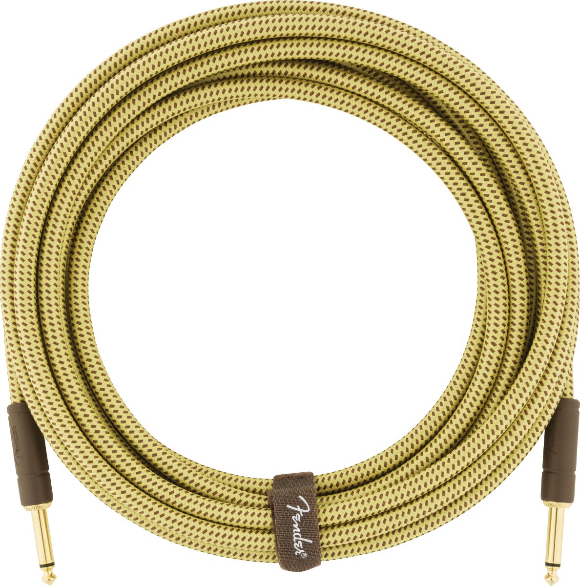 Fender - Deluxe Series Instrument Cable - Straight/Straight - 18.6' - Tweed - La Boîte Musicale - La Boîte Musicale -