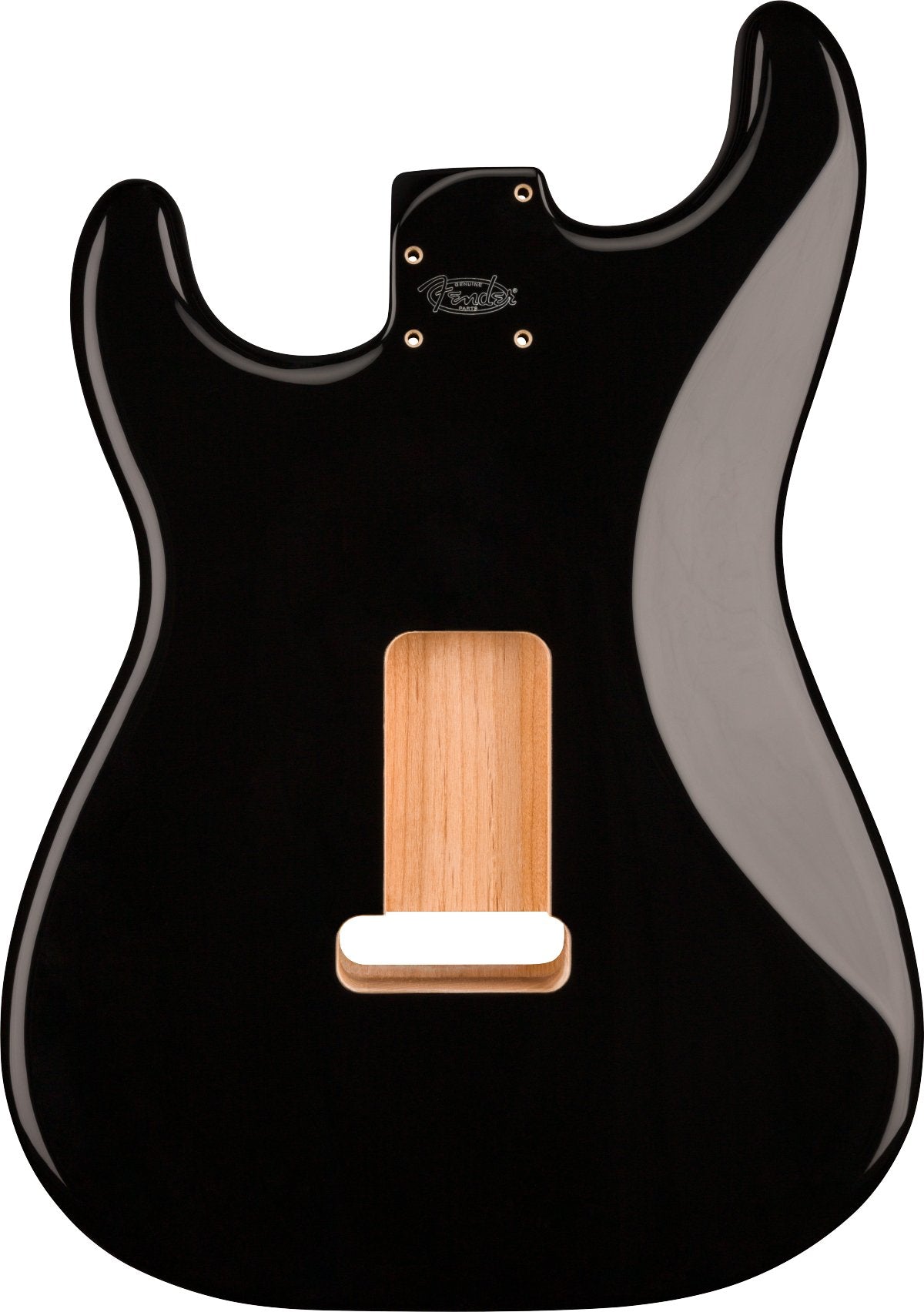 Fender - Deluxe Series Stratocaster® HSH Alder Body 2 Point Bridge Mount - Black - La Boîte Musicale - Stratocaster Bodies - Fender -