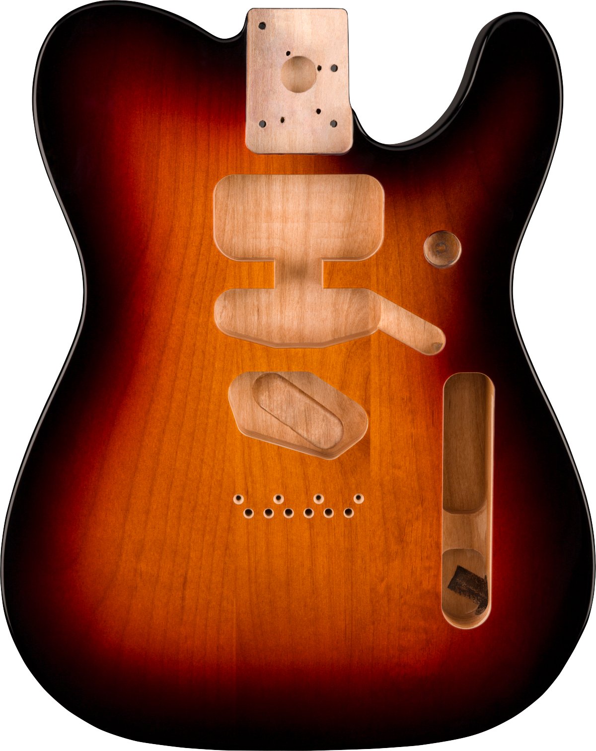 Fender - Deluxe Series Telecaster® SSH Alder Body Modern Bridge Mount 3 - Color Sunburst - La Boîte Musicale - Telecaster Bodies - Fender -