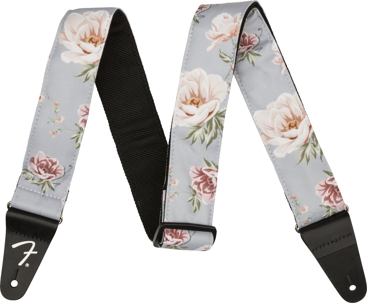 Fender - Floral Strap - Gray - 2 - La Boîte Musicale - Fender -