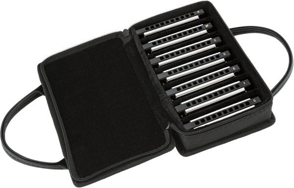 Fender Harmonica blues Deluxe set of 7 w/case - La Boîte Musicale - Fender -